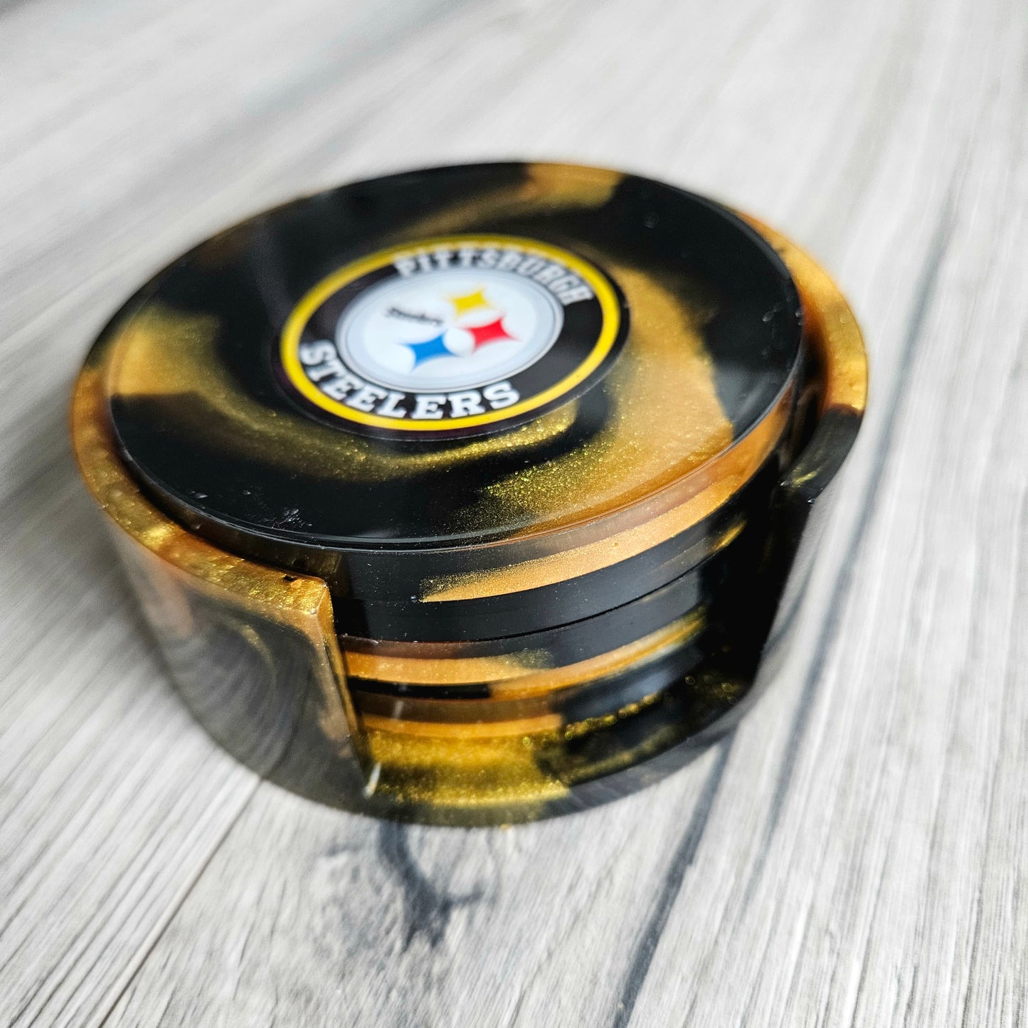 Coaster Set | Custom Team Logo | Football | Game Day