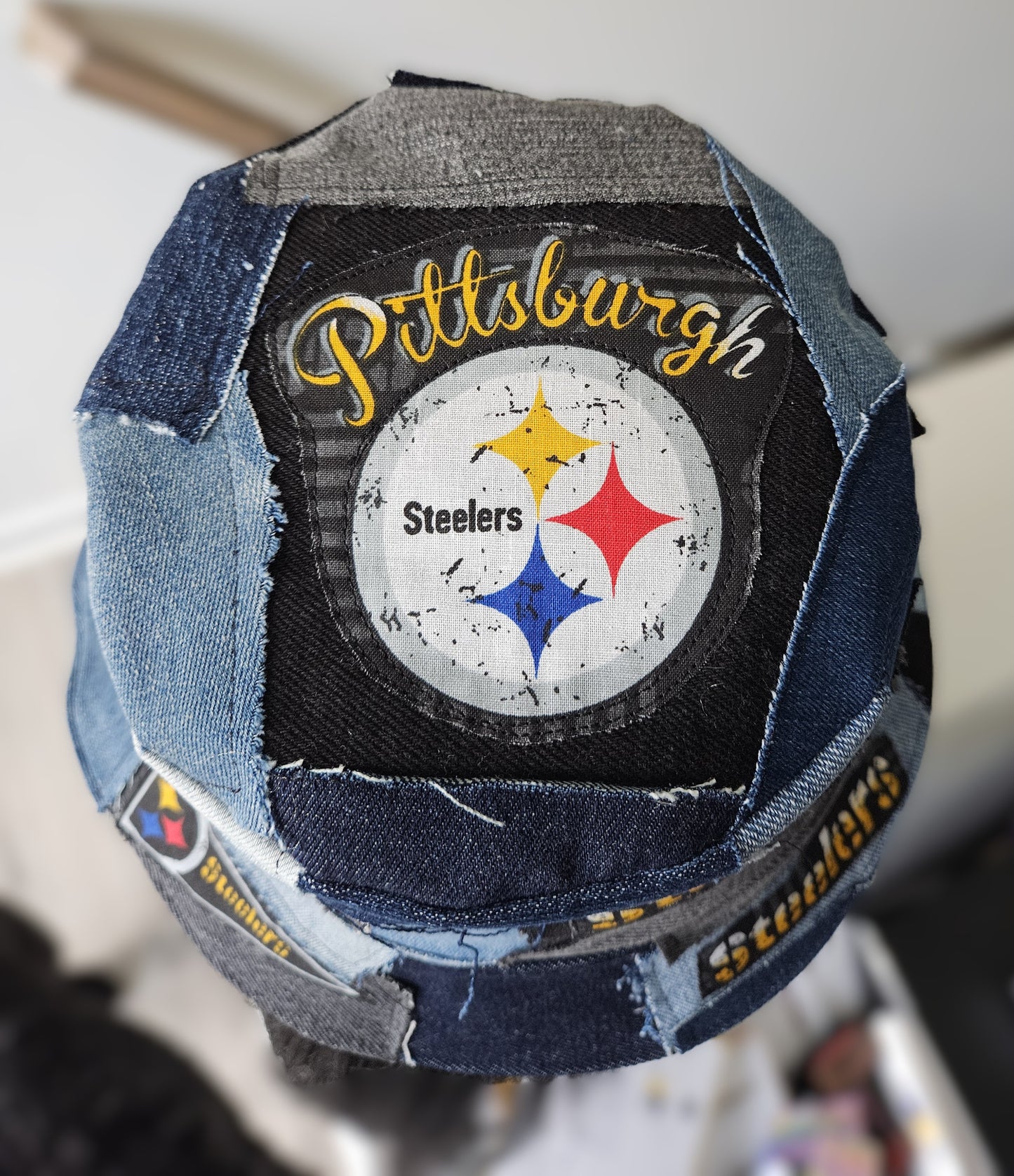 Scrappy Denim Game Day Bucket Hat | Steelers