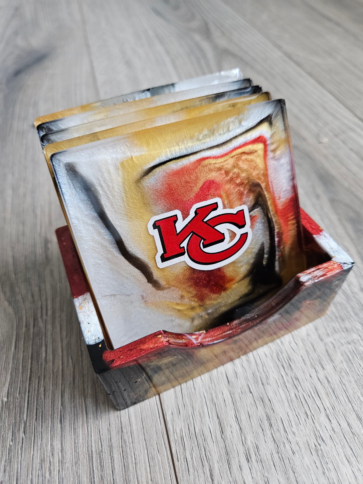 Coaster Set | Custom Team Logo | Football | Game Day