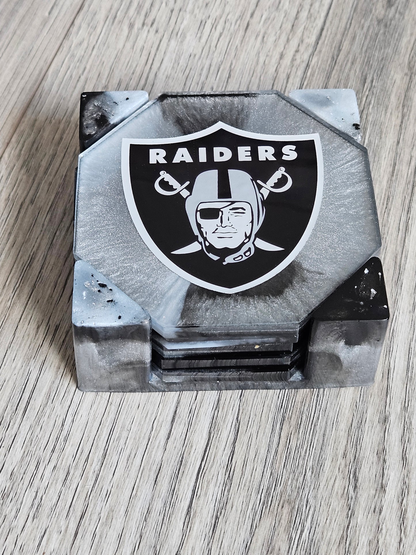 Coaster Set | Custom Team Logo | Football | Game Day
