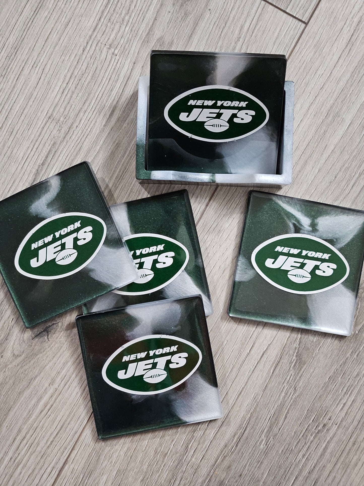Coaster Set | Custom Team Logo | Football | Game Day
