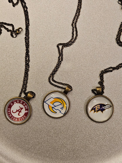 Sport Pendant Necklace | Favorite Team | Football | College