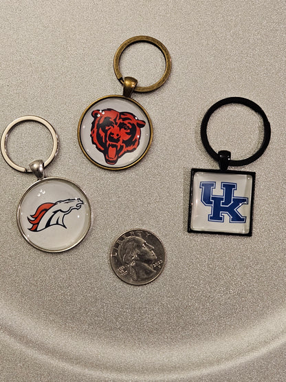 Sport Keyring | Lady Fan | Favorite Team | Football | College