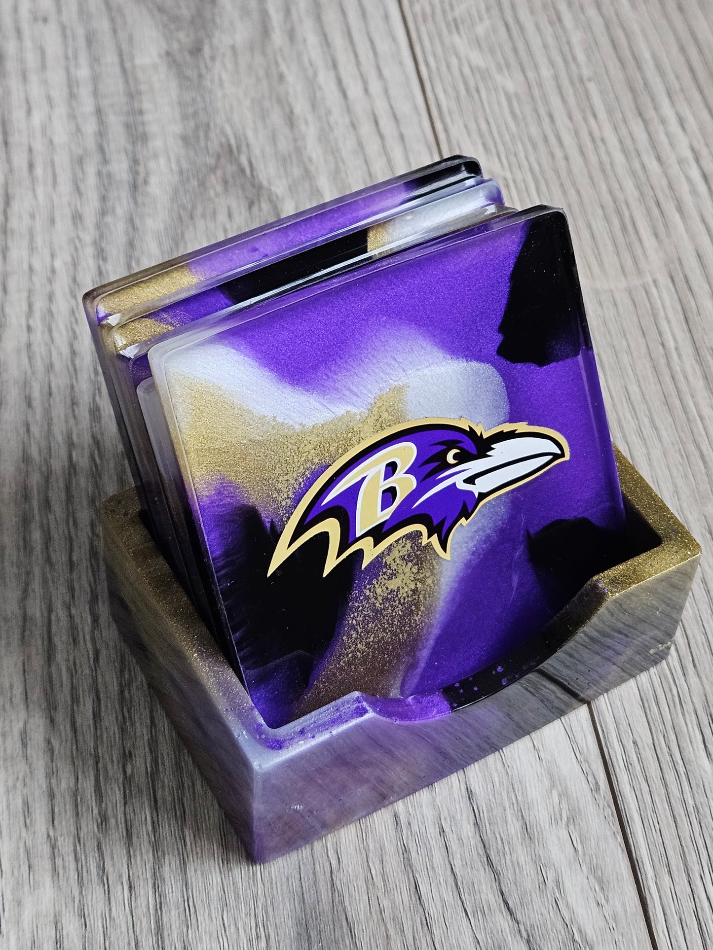 Coaster Set | Custom Team Logo | Football | Game Day