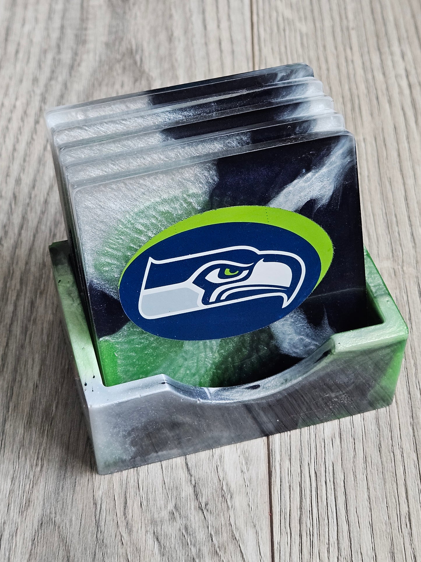 Coaster Set | Custom Team Logo | Football | Game Day