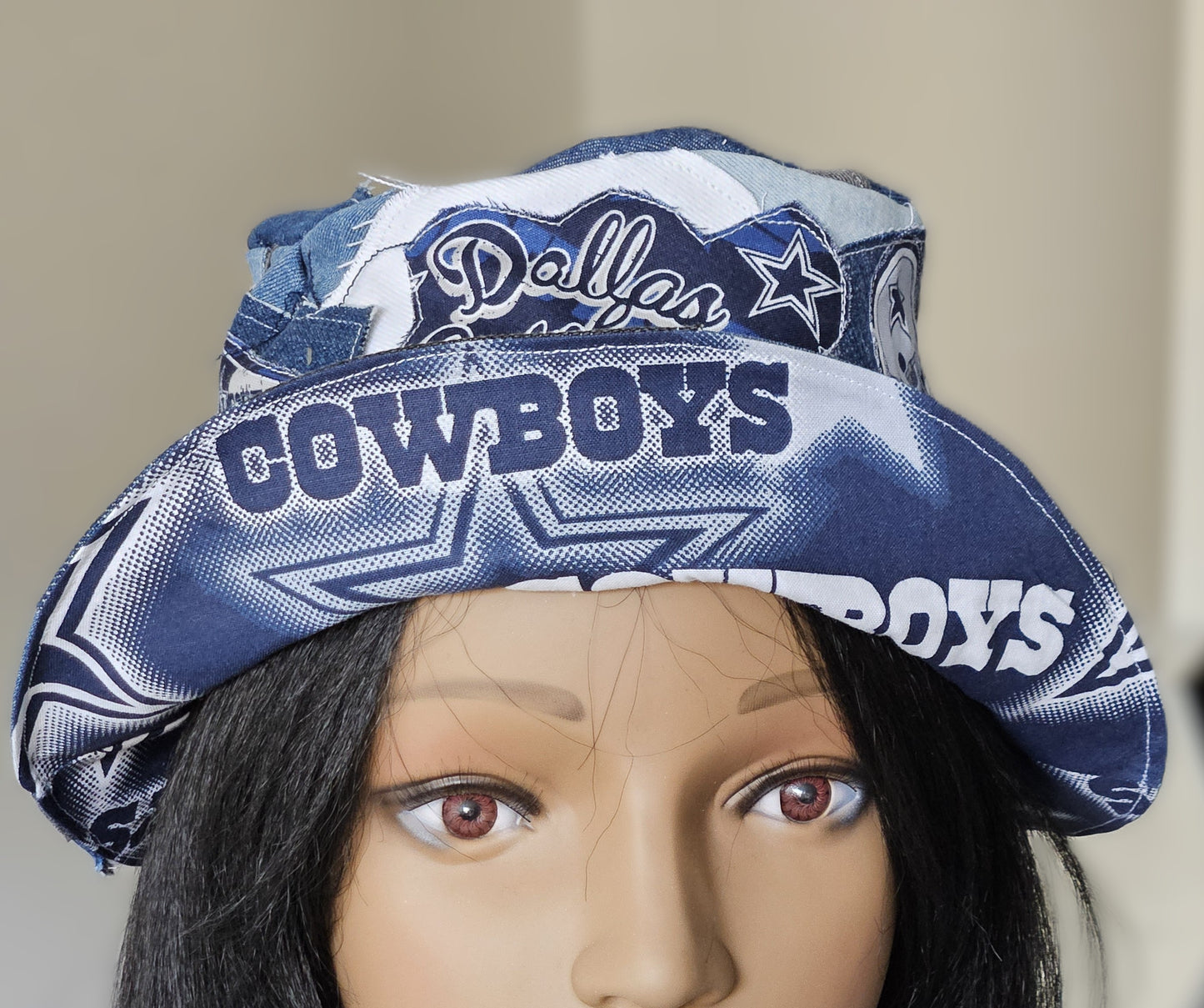 Scrappy Denim Game Day Bucket Hat | Cowboys