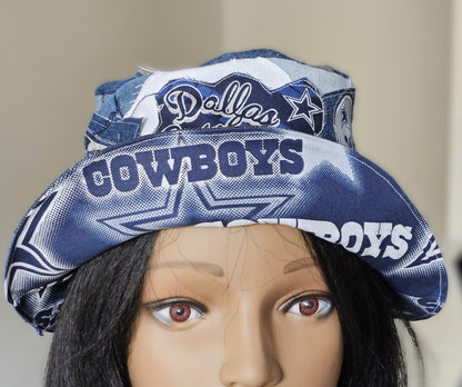 Scrappy Denim Game Day Bucket Hat | Cowboys