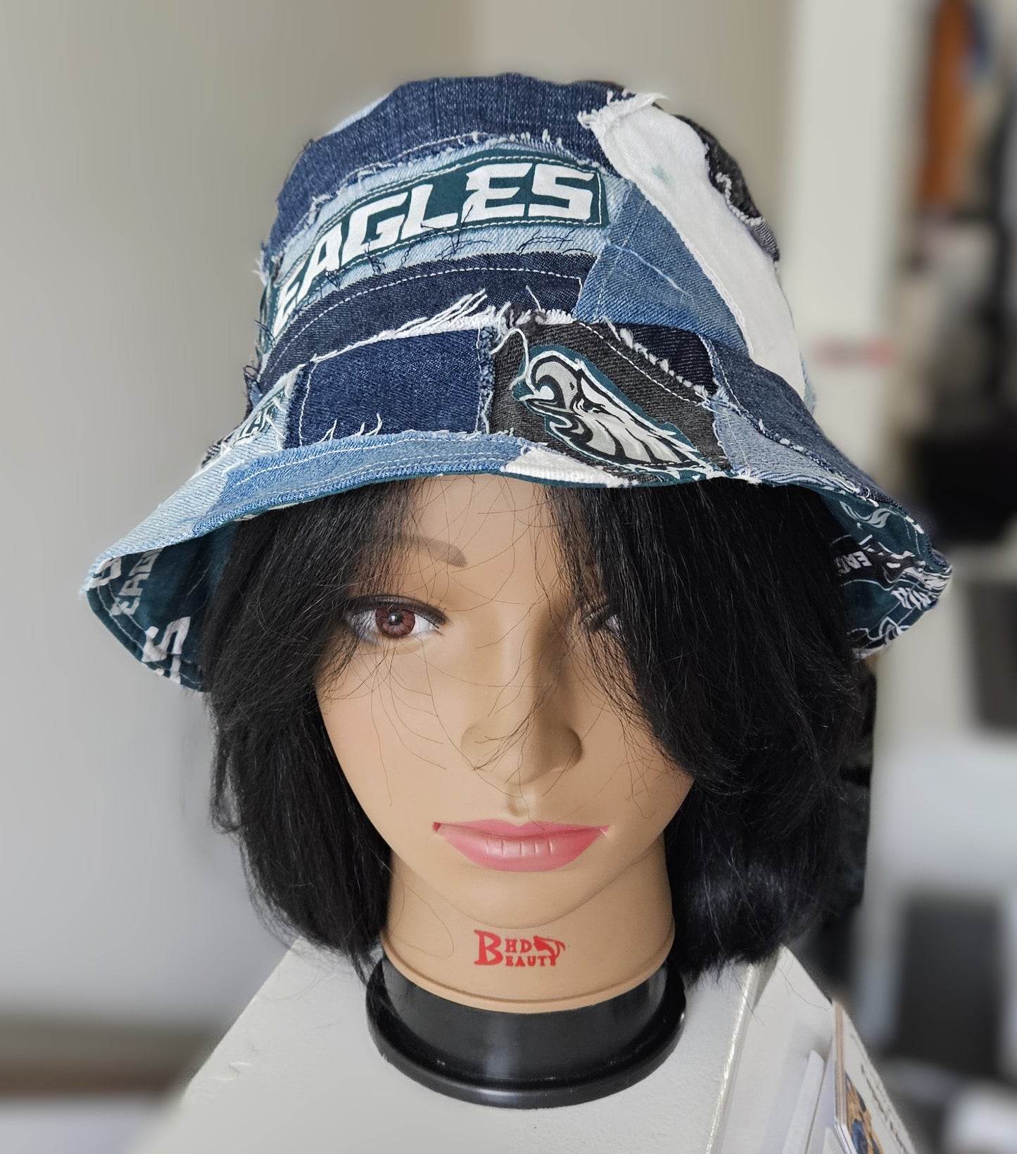 Scrappy Denim Game Day Bucket Hat | Eagles