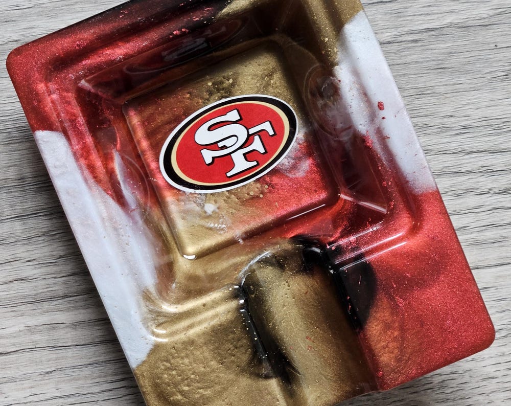 Cigar Ashtray | Custom Team Logo | Football | Game Day