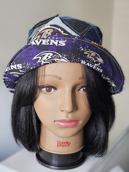 Scrappy Denim Game Day Bucket Hat | Ravens